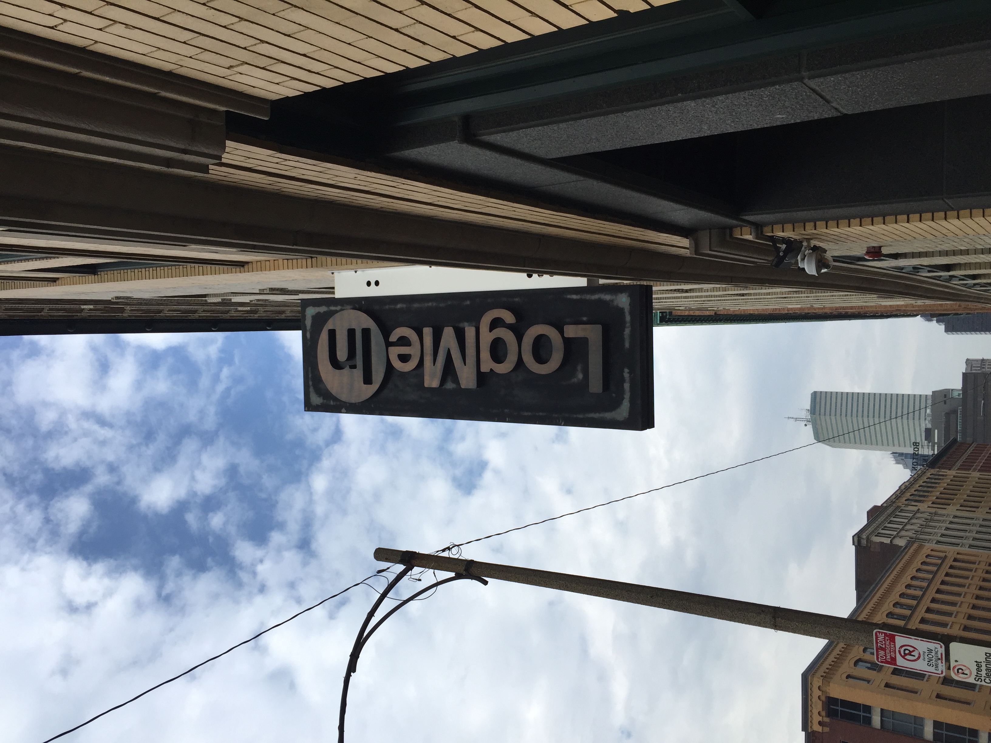LogMeIn Sign Installation