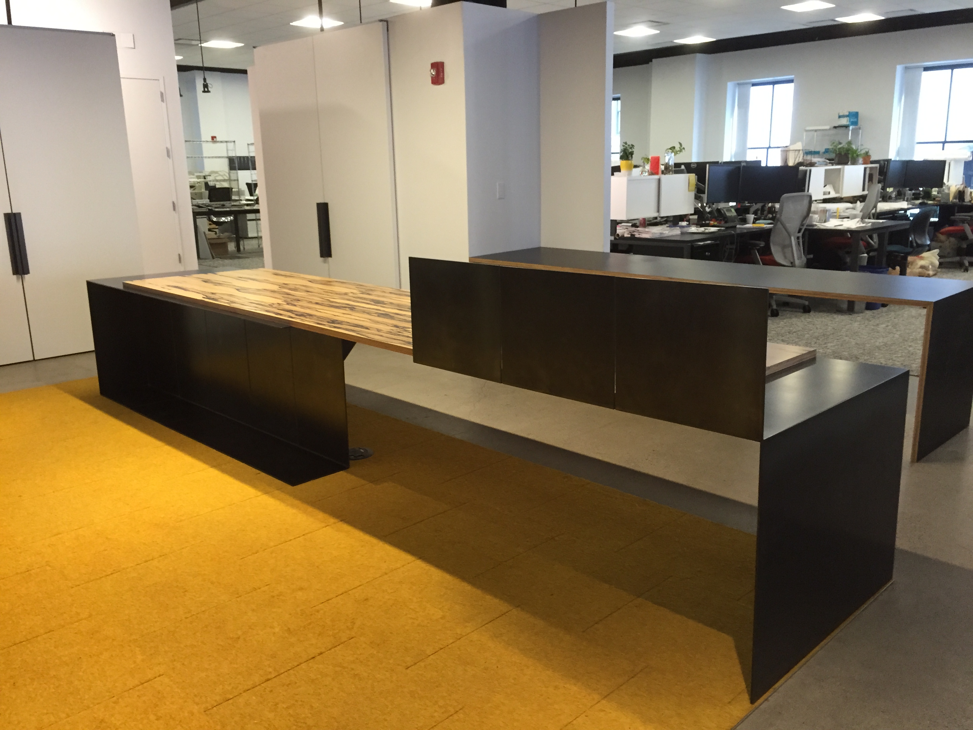 White Ebony Reception Desk 4