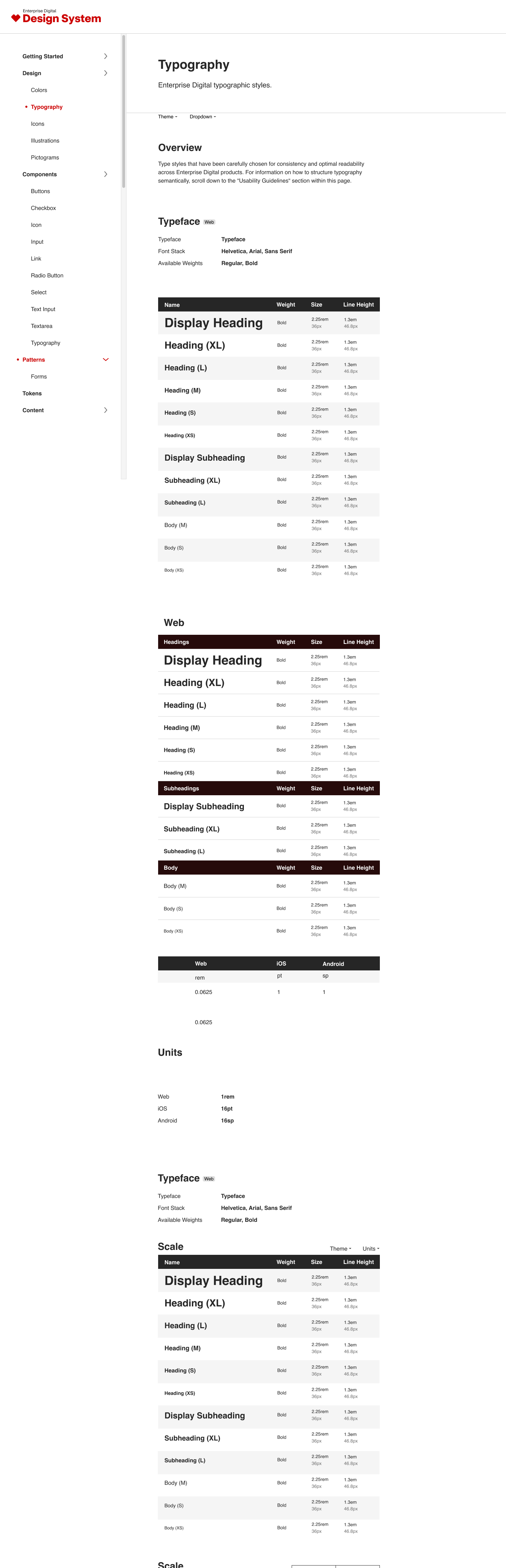 CVS Pulse Design System Guideline