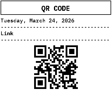 QR code print sample